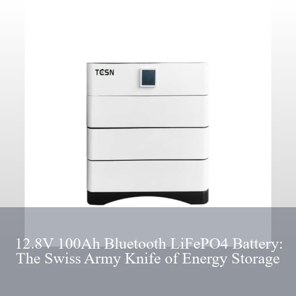 12.8V 100Ah Bluetooth LiFePO4 Battery: The Swiss Army Knife of Energy Storage