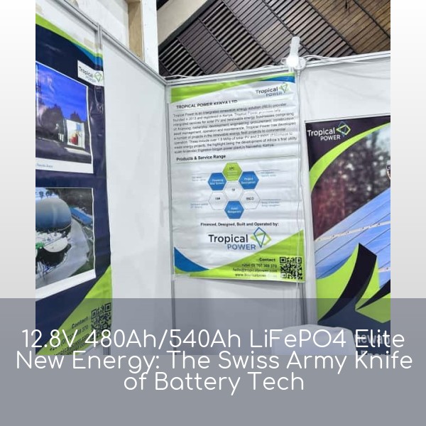 12.8V 480Ah/540Ah LiFePO4 Elite New Energy: The Swiss Army Knife of Battery Tech