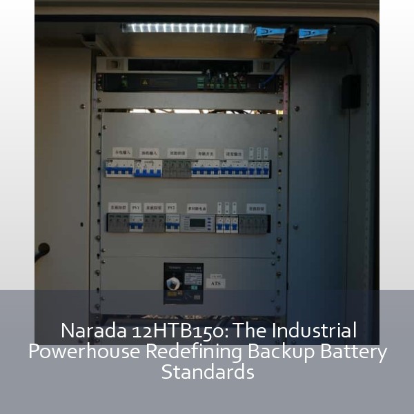 Narada 12HTB150: The Industrial Powerhouse Redefining Backup Battery Standards
