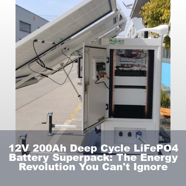 12V 200Ah Deep Cycle LiFePO4 Battery Superpack: The Energy Revolution You Can't Ignore