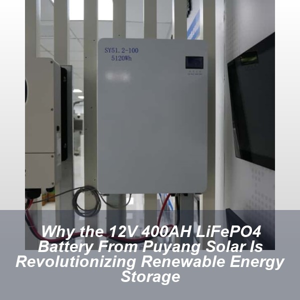 Why the 12V 400AH LiFePO4 Battery From Puyang Solar Is Revolutionizing Renewable Energy Storage