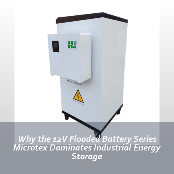 Why the 12V Flooded Battery Series Microtex Dominates Industrial Energy Storage