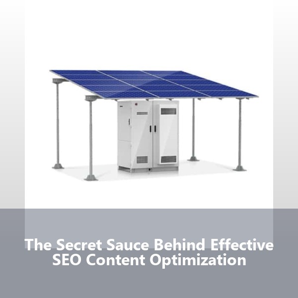 The Secret Sauce Behind Effective SEO Content Optimization