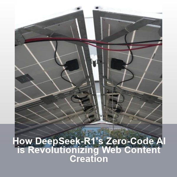 How DeepSeek-R1's Zero-Code AI is Revolutionizing Web Content Creation