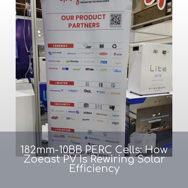 182mm-10BB PERC Cells: How Zoeast PV Is Rewiring Solar Efficiency