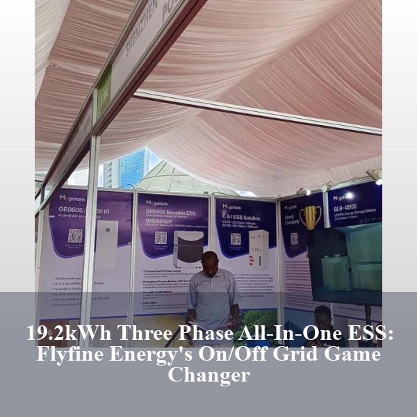 19.2kWh Three Phase All-In-One ESS: Flyfine Energy's On/Off Grid Game Changer