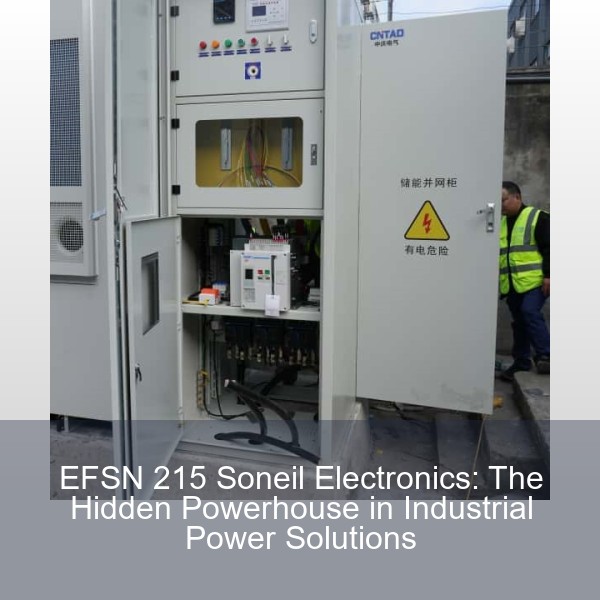 EFSN 215 Soneil Electronics: The Hidden Powerhouse in Industrial Power Solutions