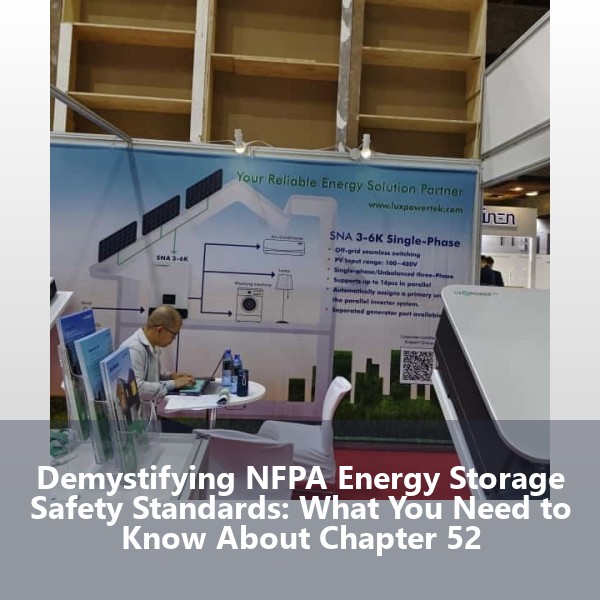 Demystifying NFPA Energy Storage Safety Standards: What You Need to Know About Chapter 52