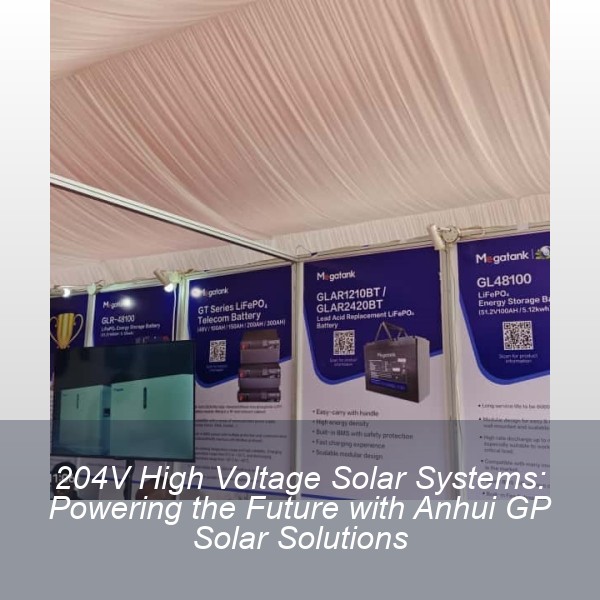 204V High Voltage Solar Systems: Powering the Future with Anhui GP Solar Solutions