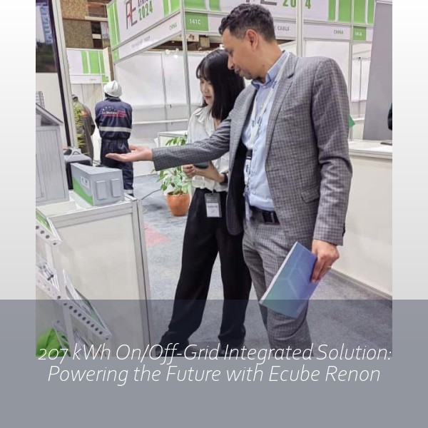 207 kWh On/Off-Grid Integrated Solution: Powering the Future with Ecube Renon