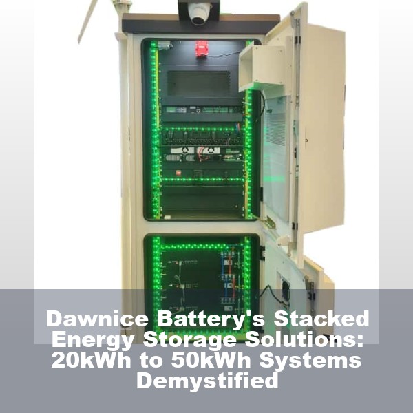 Dawnice Battery's Stacked Energy Storage Solutions: 20kWh to 50kWh Systems Demystified