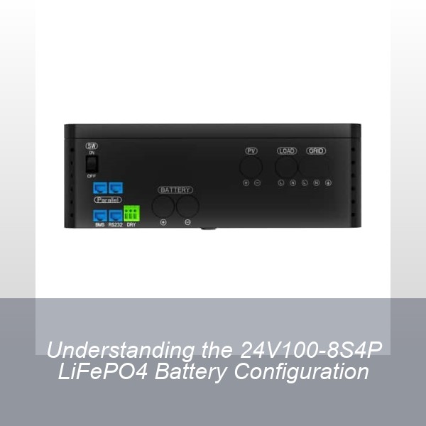Understanding the 24V100-8S4P LiFePO4 Battery Configuration