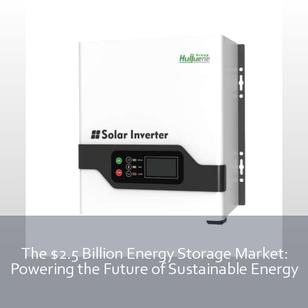 The $2.5 Billion Energy Storage Market: Powering the Future of Sustainable Energy