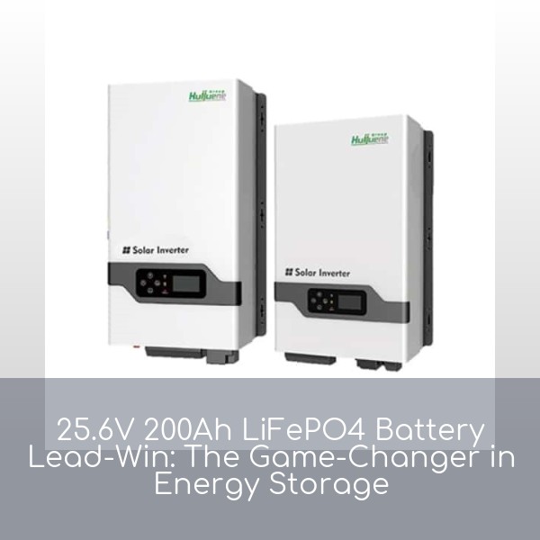 25.6V 200Ah LiFePO4 Battery Lead-Win: The Game-Changer in Energy Storage