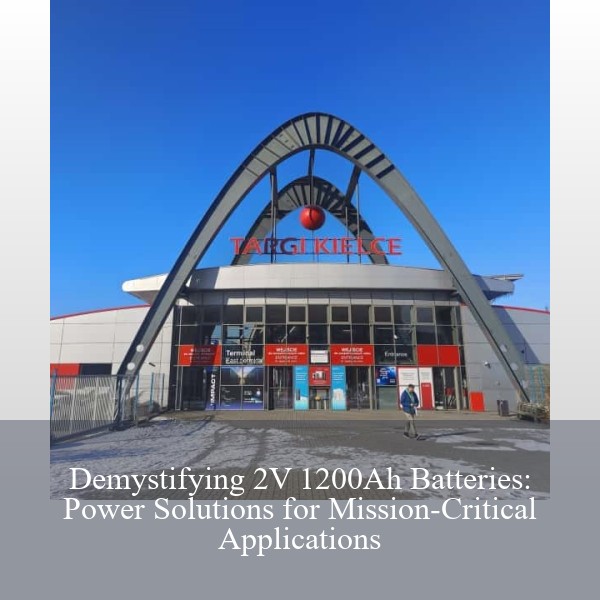 Demystifying 2V 1200Ah Batteries: Power Solutions for Mission-Critical Applications