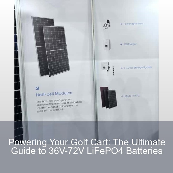 Powering Your Golf Cart: The Ultimate Guide to 36V-72V LiFePO4 Batteries