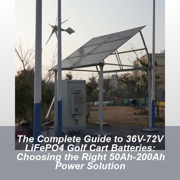 The Complete Guide to 36V-72V LiFePO4 Golf Cart Batteries: Choosing the Right 50Ah-200Ah Power Solution