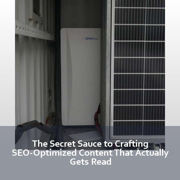 The Secret Sauce to Crafting SEO-Optimized Content That Actually Gets Read