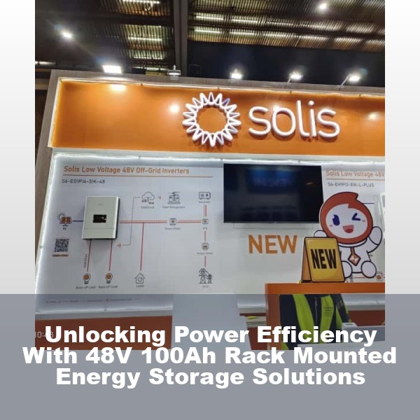 Unlocking Power Efficiency With 48V 100Ah Rack Mounted Energy Storage Solutions