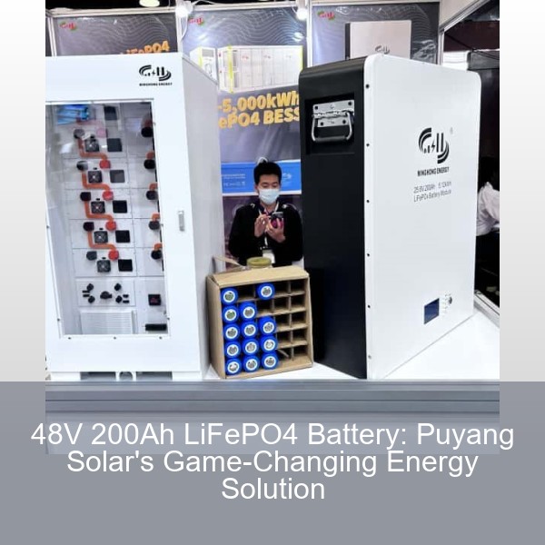 48V 200Ah LiFePO4 Battery: Puyang Solar's Game-Changing Energy Solution