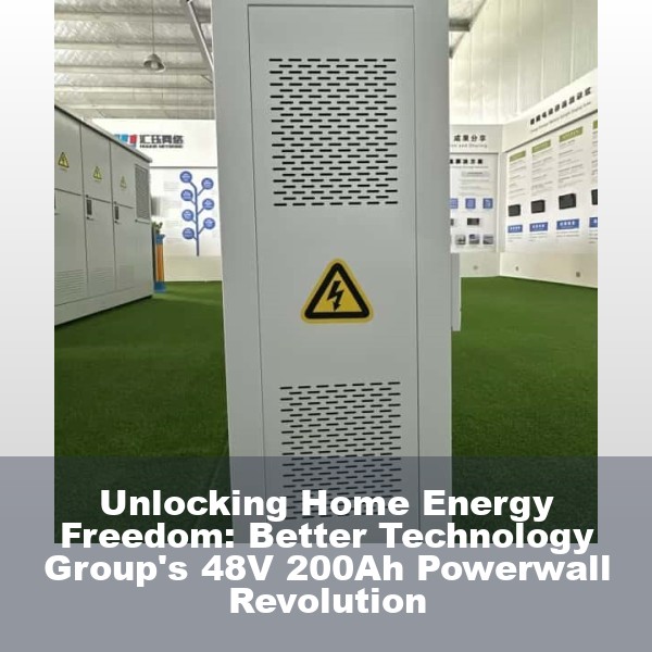 Unlocking Home Energy Freedom: Better Technology Group's 48V 200Ah Powerwall Revolution