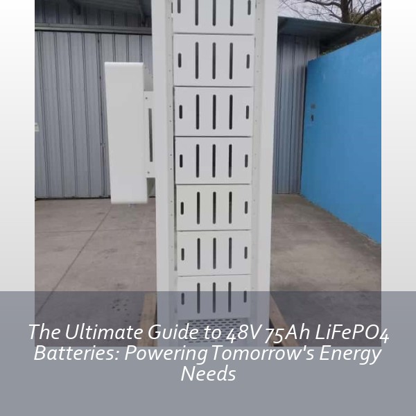 The Ultimate Guide to 48V 75Ah LiFePO4 Batteries: Powering Tomorrow's Energy Needs