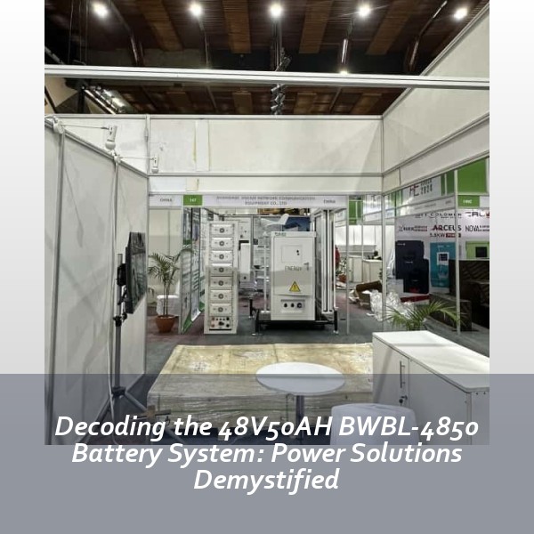 Decoding the 48V50AH BWBL-4850 Battery System: Power Solutions Demystified