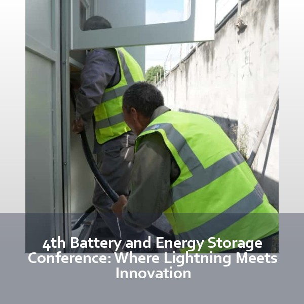 4th Battery and Energy Storage Conference: Where Lightning Meets Innovation