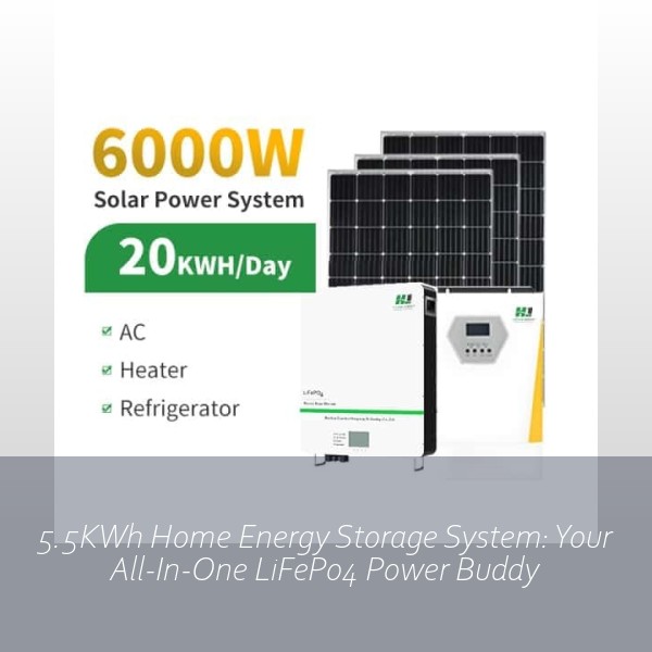 5.5KWh Home Energy Storage System: Your All-In-One LiFePo4 Power Buddy