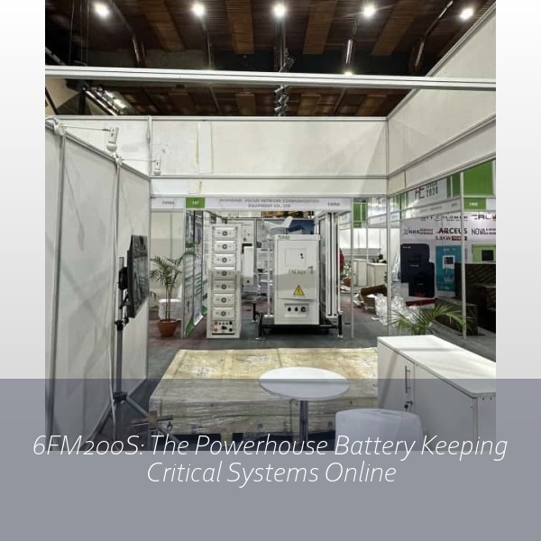 6FM200S: The Powerhouse Battery Keeping Critical Systems Online