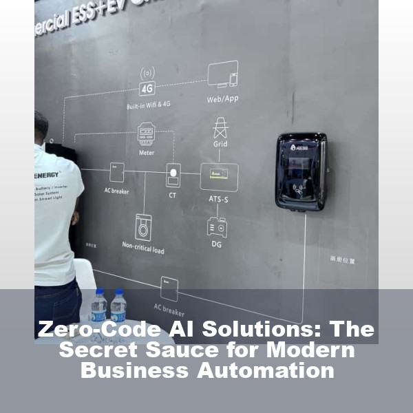 Zero-Code AI Solutions: The Secret Sauce for Modern Business Automation