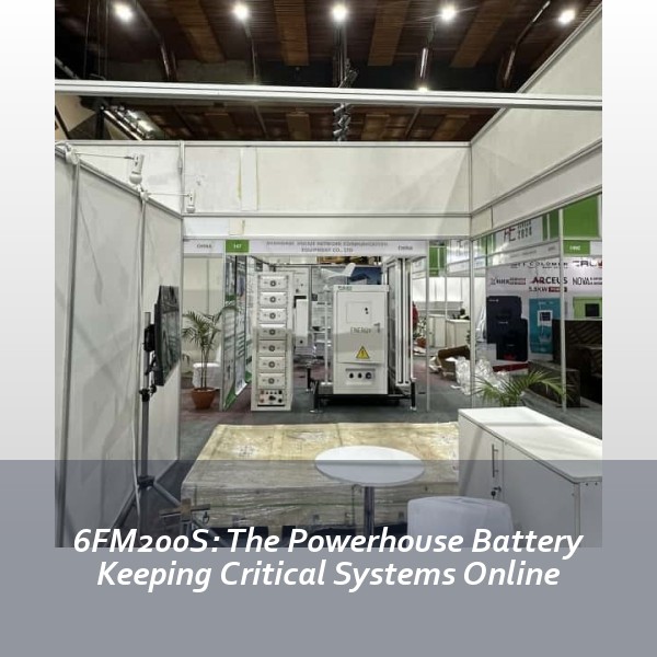 6FM200S: The Powerhouse Battery Keeping Critical Systems Online