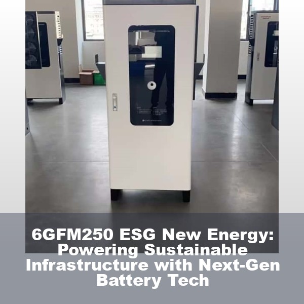 6GFM250 ESG New Energy: Powering Sustainable Infrastructure with Next-Gen Battery Tech