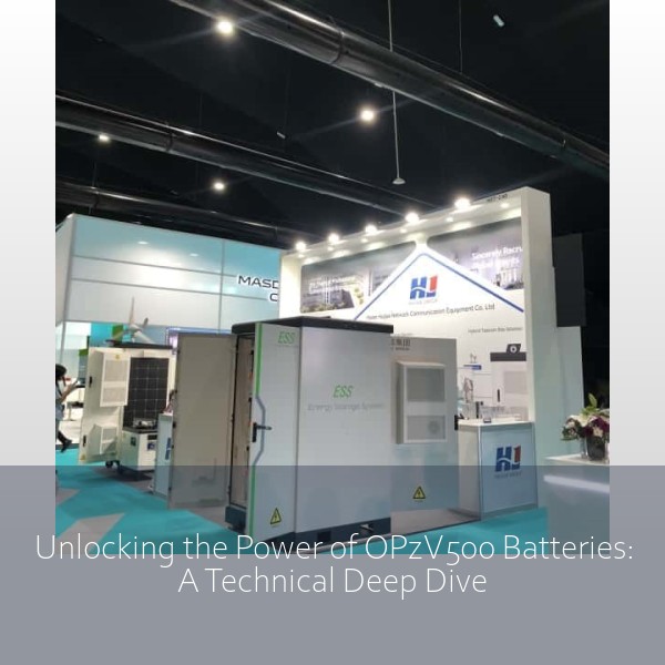 Unlocking the Power of OPzV500 Batteries: A Technical Deep Dive