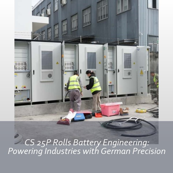 CS 25P Rolls Battery Engineering: Powering Industries with German Precision