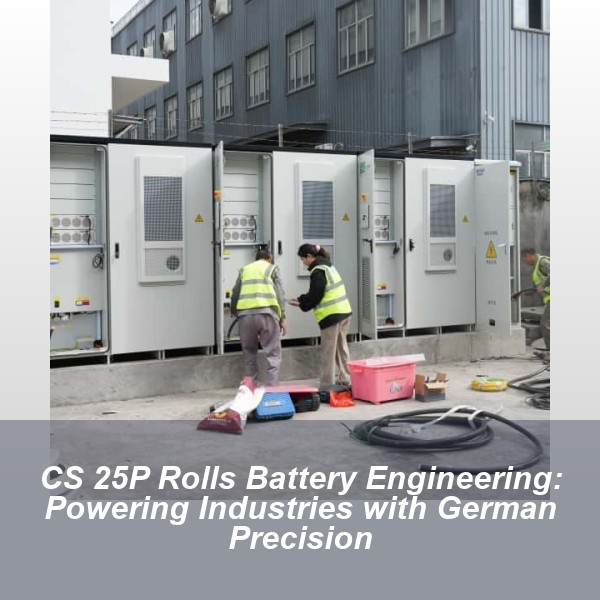 CS 25P Rolls Battery Engineering: Powering Industries with German Precision