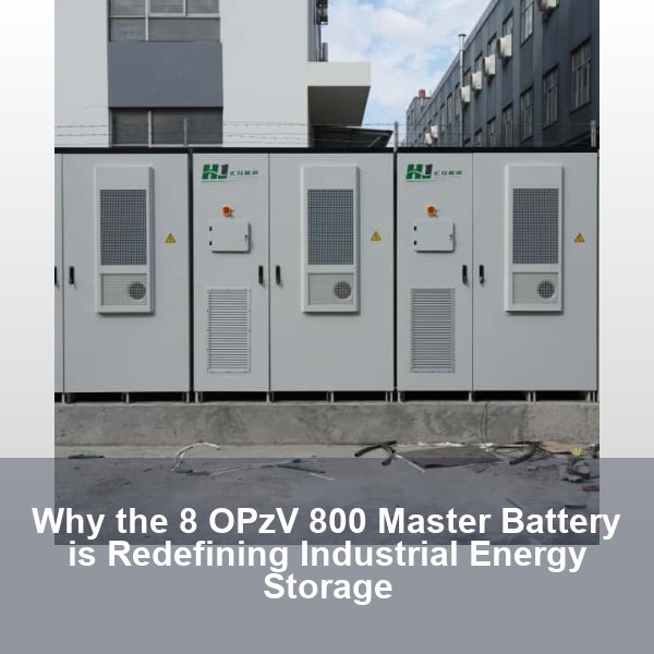 Why the 8 OPzV 800 Master Battery is Redefining Industrial Energy Storage