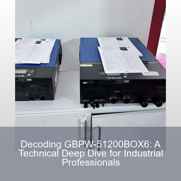 Decoding GBPW-51200BOX6: A Technical Deep Dive for Industrial Professionals