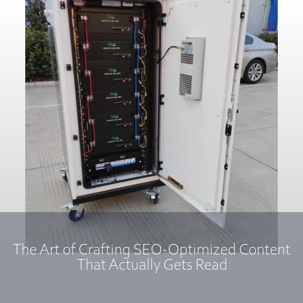 The Art of Crafting SEO-Optimized Content That Actually Gets Read