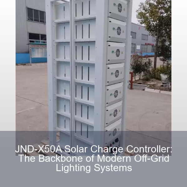 JND-X50A Solar Charge Controller: The Backbone of Modern Off-Grid Lighting Systems