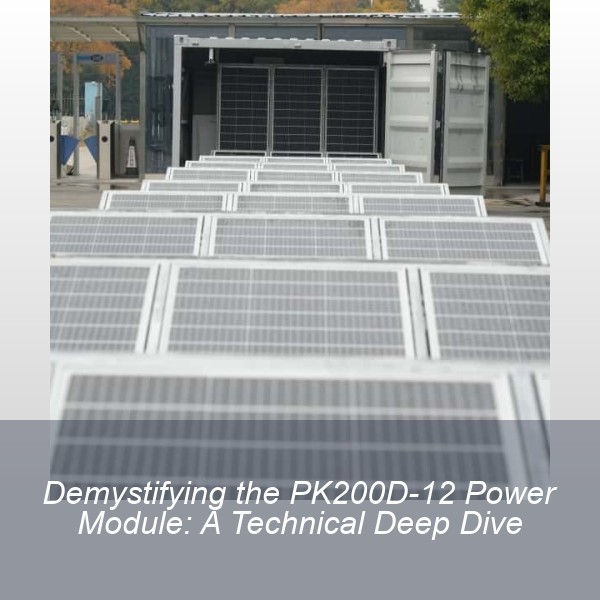 Demystifying the PK200D-12 Power Module: A Technical Deep Dive