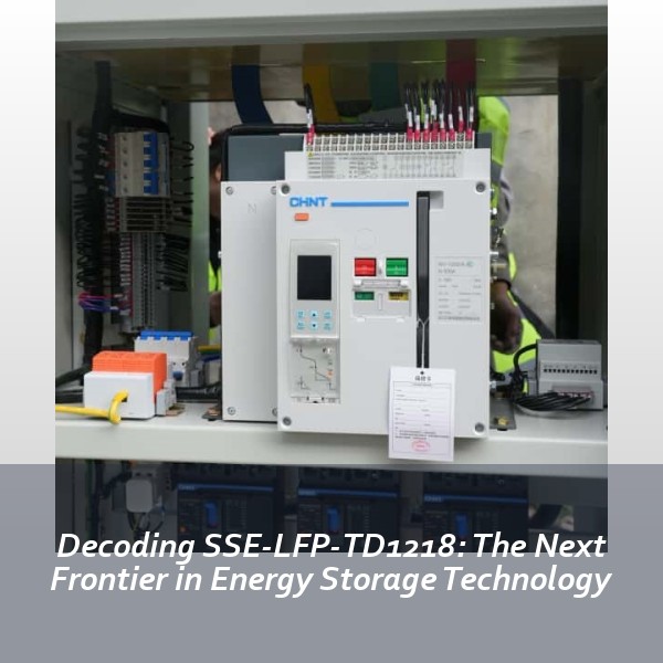 Decoding SSE-LFP-TD1218: The Next Frontier in Energy Storage Technology