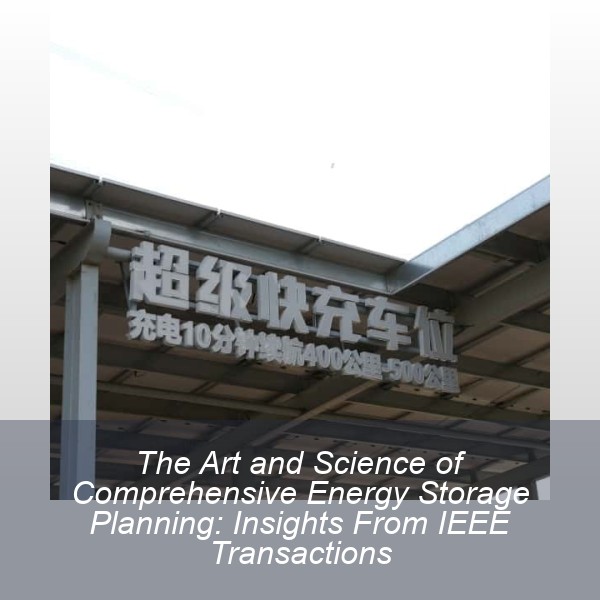 The Art and Science of Comprehensive Energy Storage Planning: Insights From IEEE Transactions