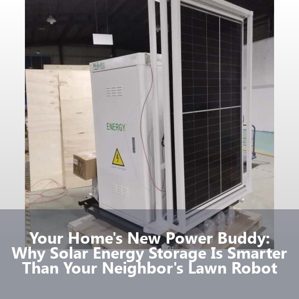 Your Home's New Power Buddy: Why Solar Energy Storage Is Smarter Than Your Neighbor's Lawn Robot