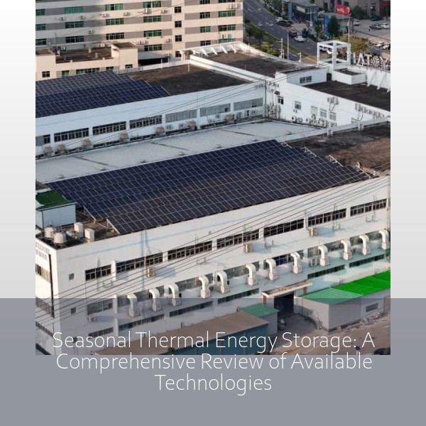 Seasonal Thermal Energy Storage: A Comprehensive Review of Available Technologies