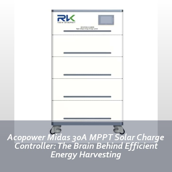 Acopower Midas 30A MPPT Solar Charge Controller: The Brain Behind Efficient Energy Harvesting