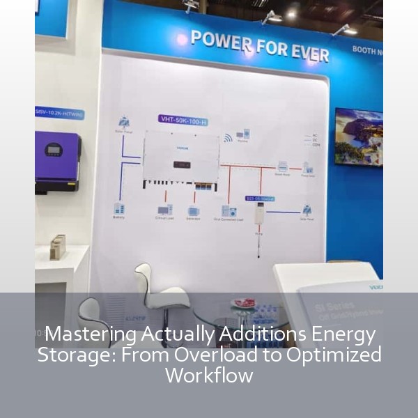 Mastering Actually Additions Energy Storage: From Overload to Optimized Workflow