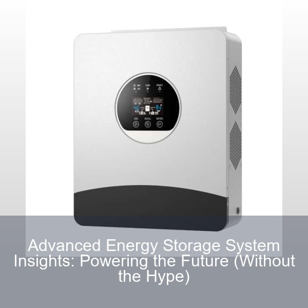 Advanced Energy Storage System Insights: Powering the Future (Without the Hype)