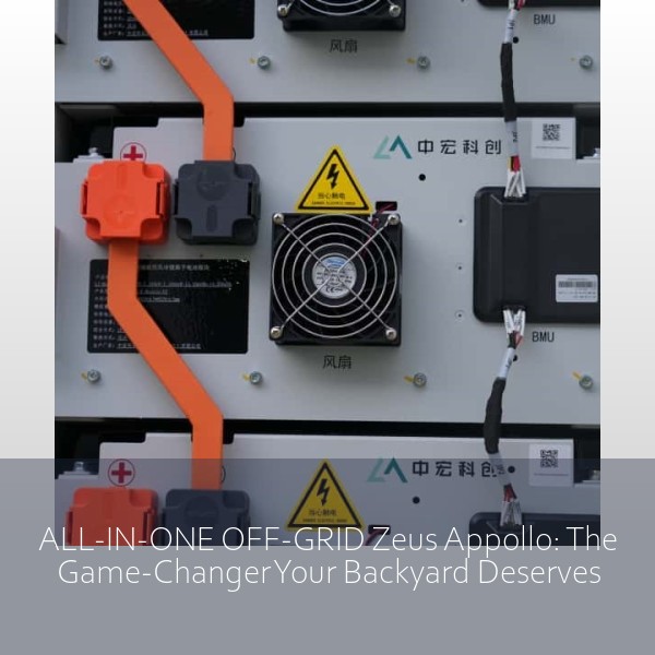 ALL-IN-ONE OFF-GRID Zeus Appollo: The Game-Changer Your Backyard Deserves