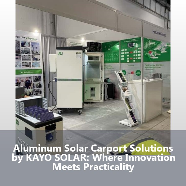 Aluminum Solar Carport Solutions by KAYO SOLAR: Where Innovation Meets Practicality